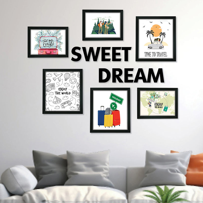 Frame of Forever "Sweet Dreams" Synthetic Photo Frame - Seven Piece Set