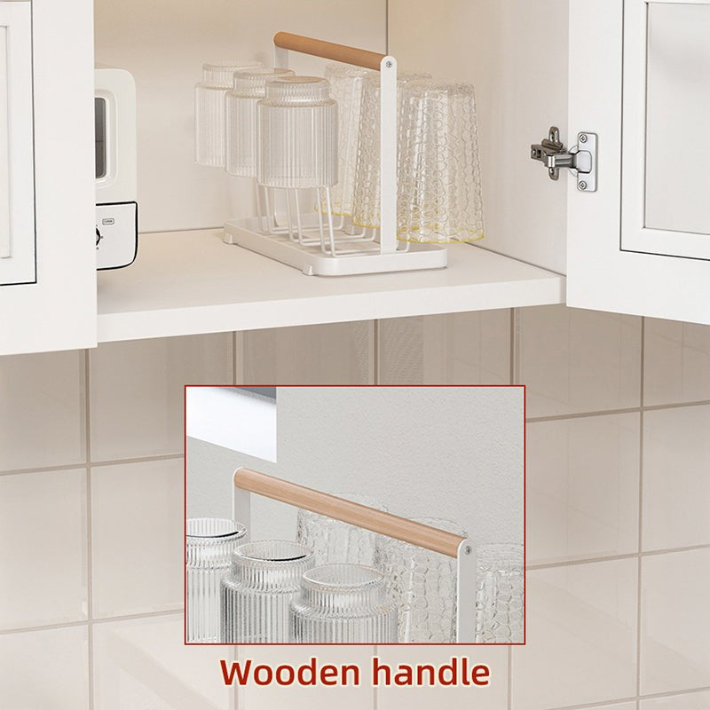 Sip Stack Carbon Steel Glass Drying Rack with Handle media 6