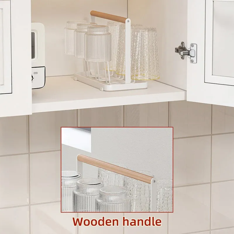 Sip Stack Carbon Steel Glass Drying Rack with Handle media 6