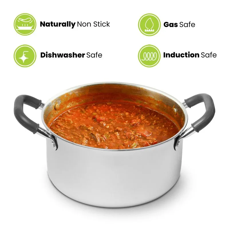 Bakes Stainless Steel Cooking Pot - 8300 ML media 5