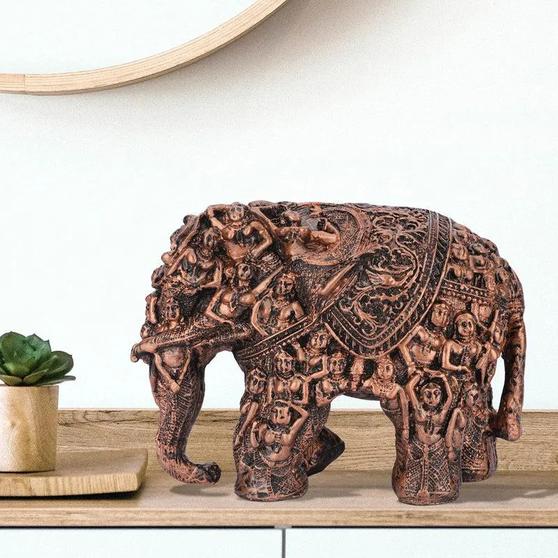 Decorative Tusker Showpiece media 3
