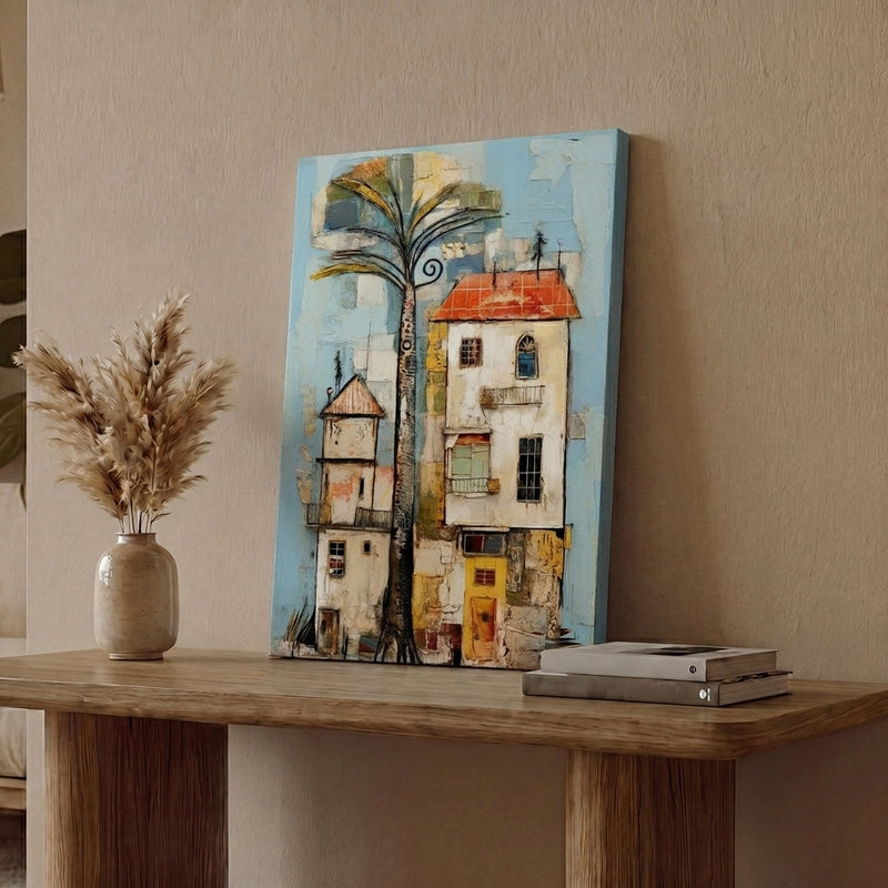 Painted Mansion Wall Art