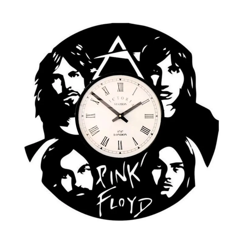 Cosmora Steel Analog Wall Clock - Black media 4