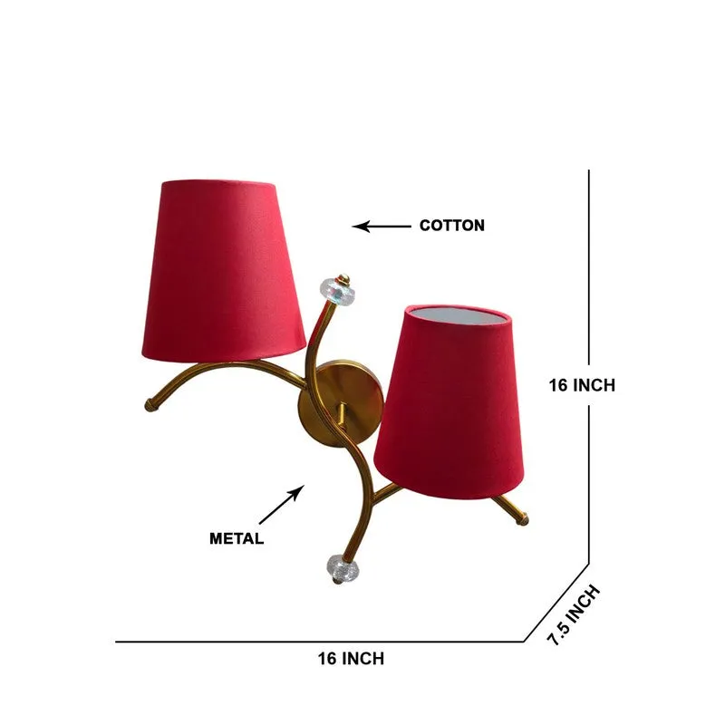 GlowStem Twin Cotton Wall Lamp - Pink media 8