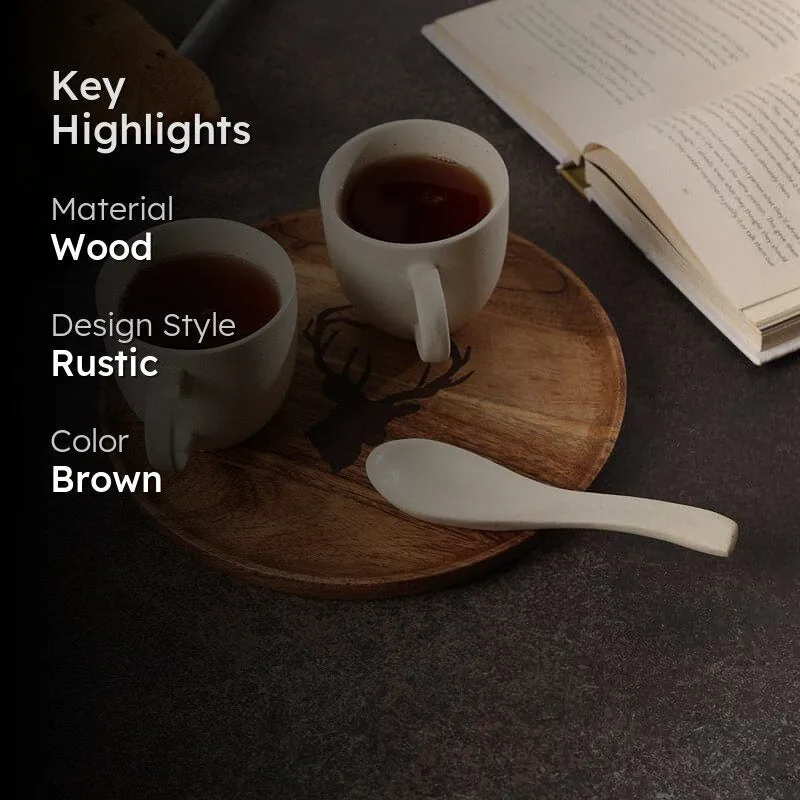 Deero Dessert Wood Platter media 2