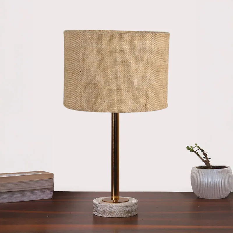 Sienna I Rodin Wooden Table Lamp - Beige,Gold,White media 3