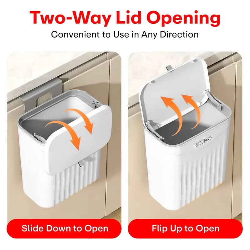 Rioware PureRidge Laundry Basket - White media 4