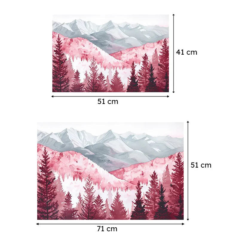 Pink Aura Wall Painting media 6