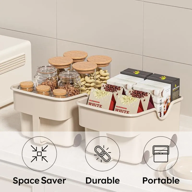 SleekStore Plastic Organizers With Wheels - Set Of Two media 9