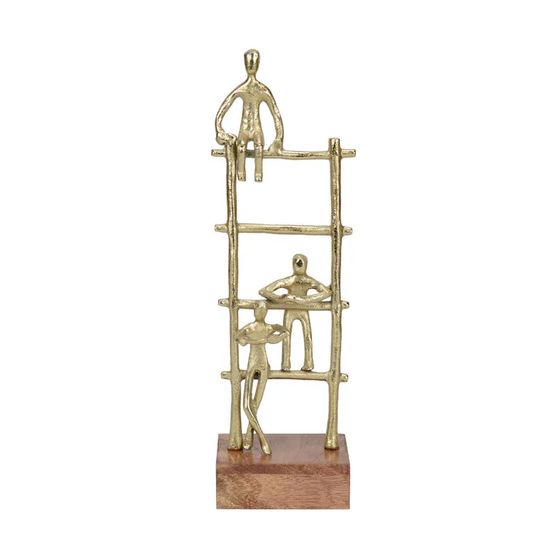 Ecletta Ladder Showpiece - Gold media 3