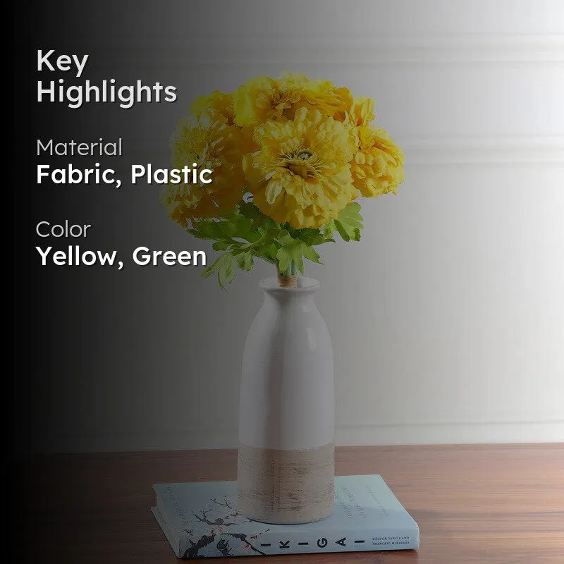Marigold Artificial Flowers - Yellow media 2