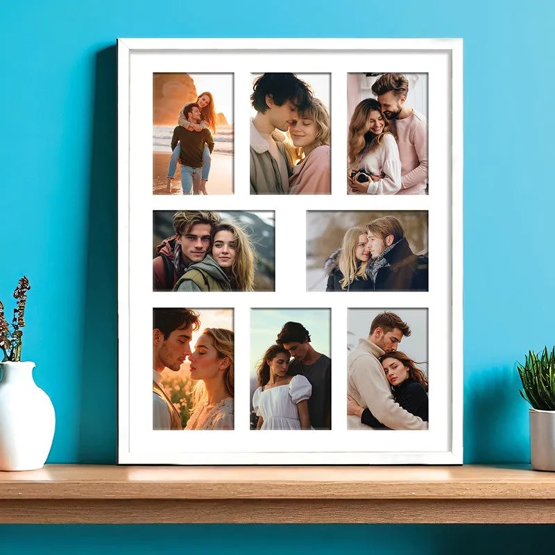 Memoirra Collage Photo Frame - White media 1