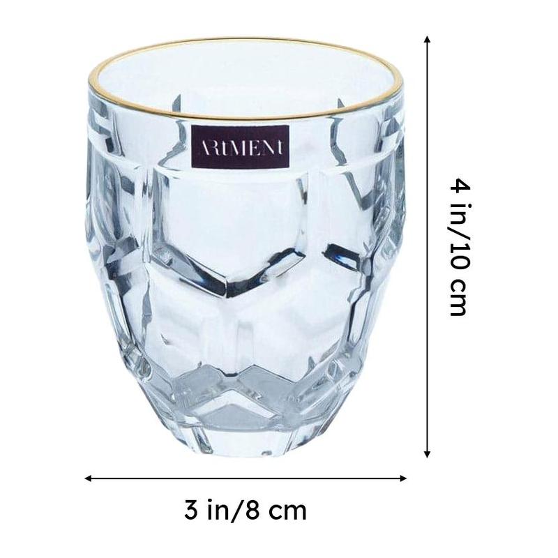 Hexa Sip Old Fashioned Glasses (360 ml) - Set Of Four media 6