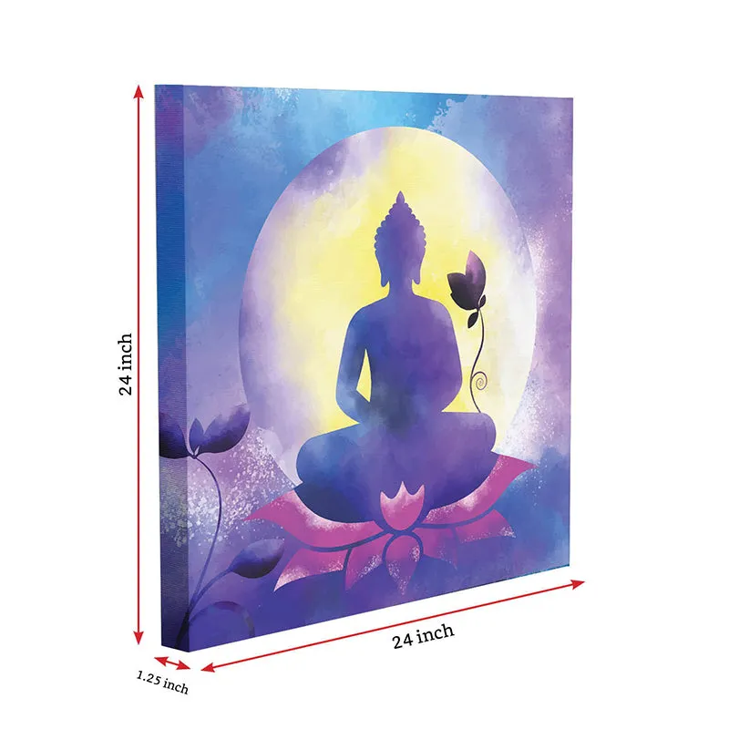 Buddha Silhouette Canvas Wall Art media 8