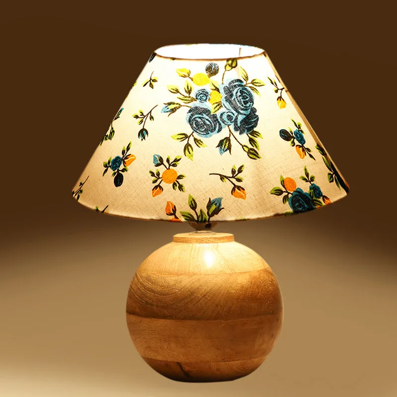 Elowen Orb Cotton Table Lamp - Multicolor media 5