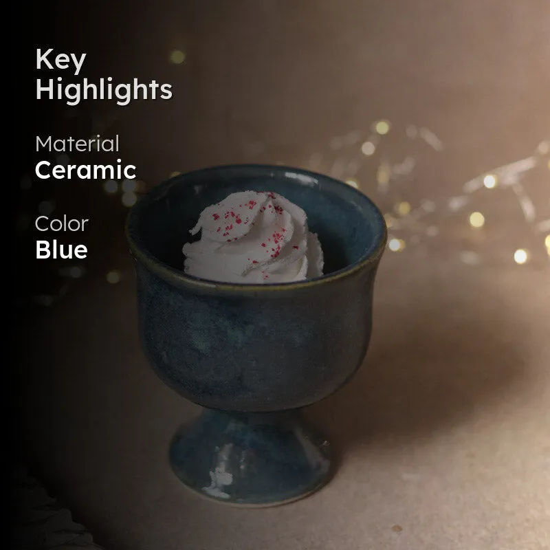 Alto Mettalica Icecream Cup (180 ML) - Blue media 2
