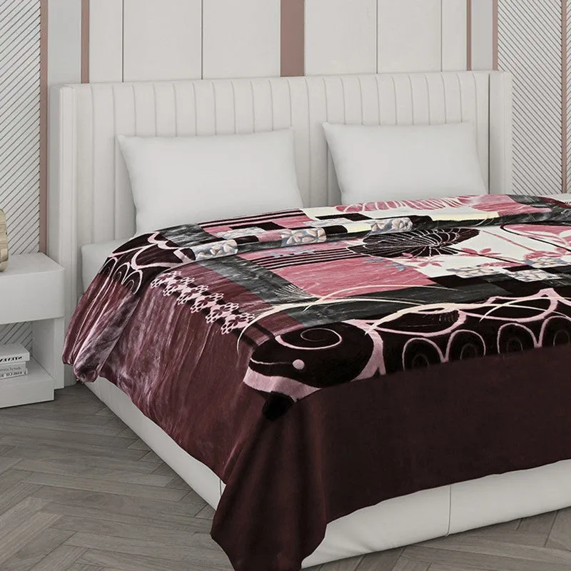 Monte Carlo Crimson Luxe Blanket - 1000 GSM media 5