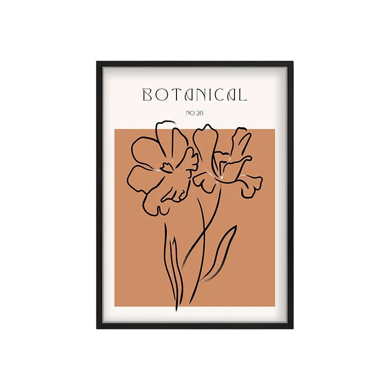 Fleuris Canvas Wall Painting With Black Frame media 3