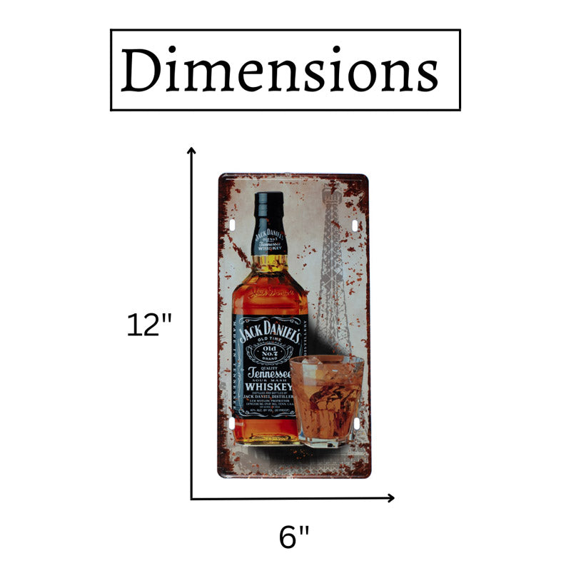 Jack Daniels Bottle Metal Wall Accent media 7