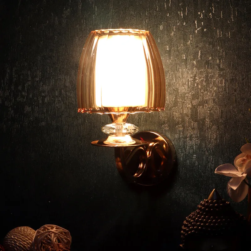 Glo Iron Wall Lamp With Glass Shade media 4