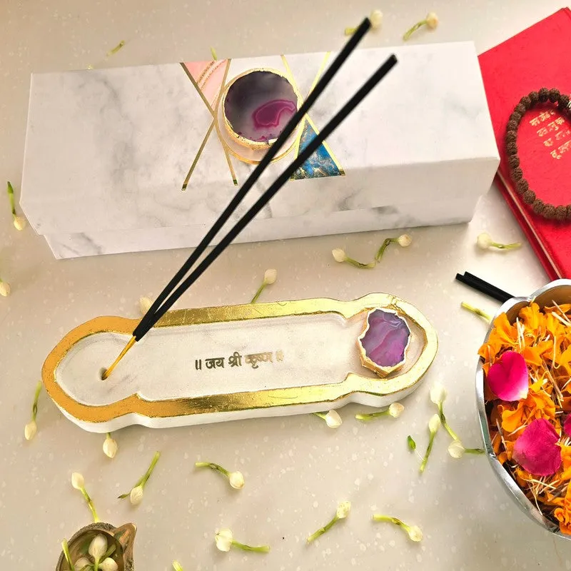 Jai Shree Krishna Incense Holders media 3
