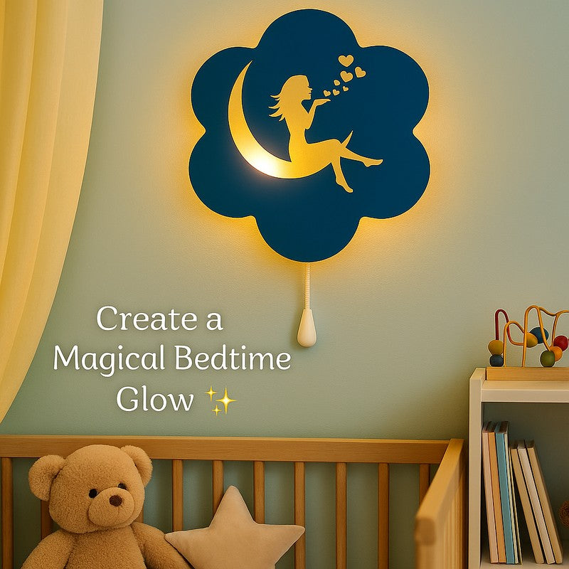 Enchanted Moon Light Battery Operated Wall Lamp media 5