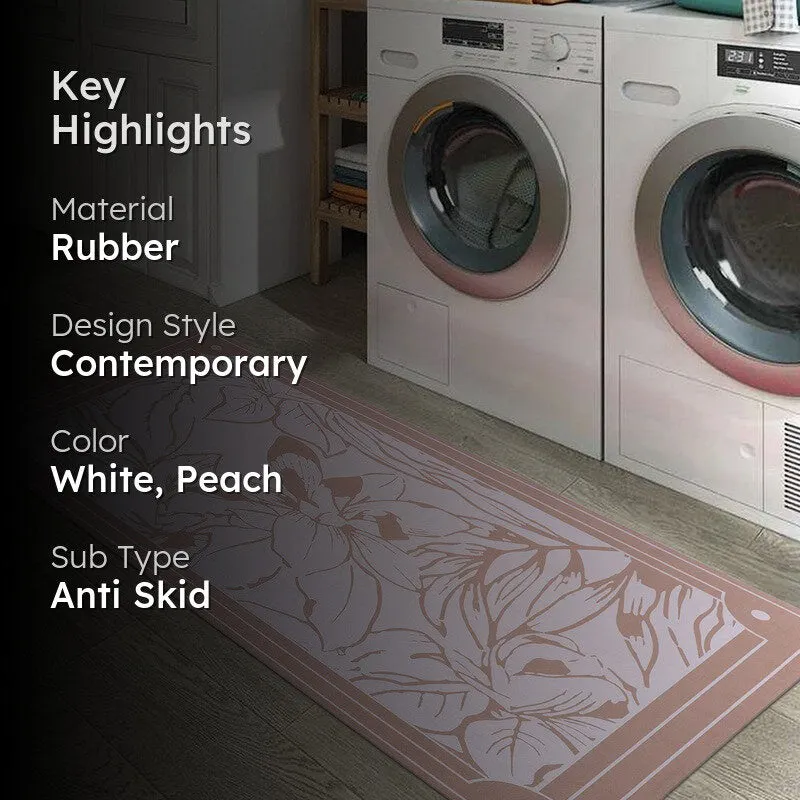 Velmira Anti Skid Rubber Runner Rug media 2