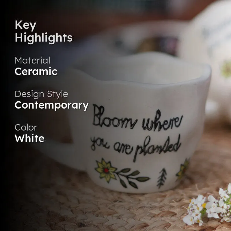 Bloom Ceramic Tea Cup (200 mL) media 2