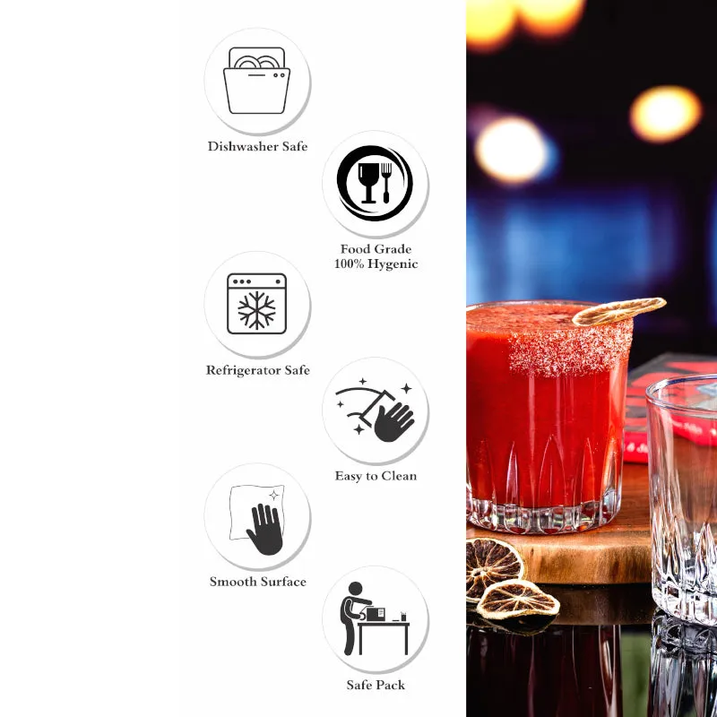 Vivian Glass Tumbler (295 ML) - Set Of Six media 6