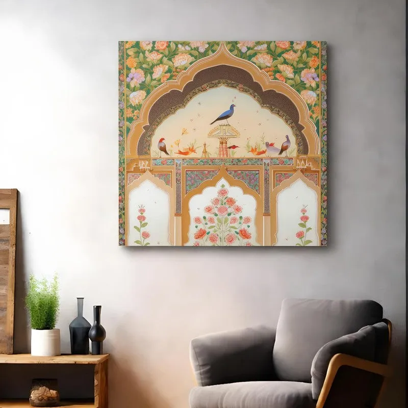 PeacockAura Canvas Wall Art media 3
