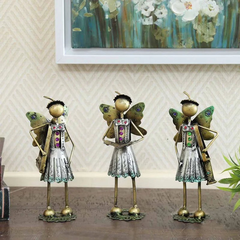 Fairy Forms Showpiece - Set Of Three media 1