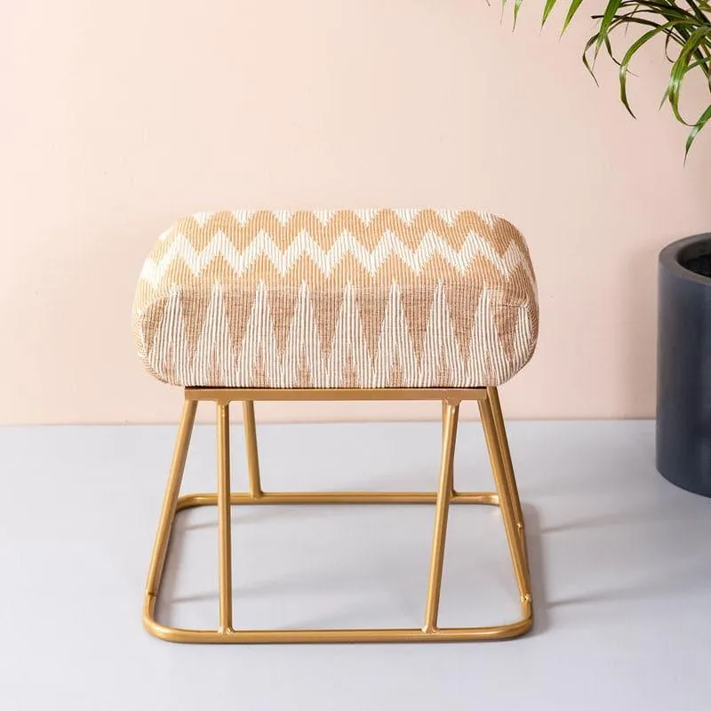 Aspari Metallic Stool - Set Of Two media 3