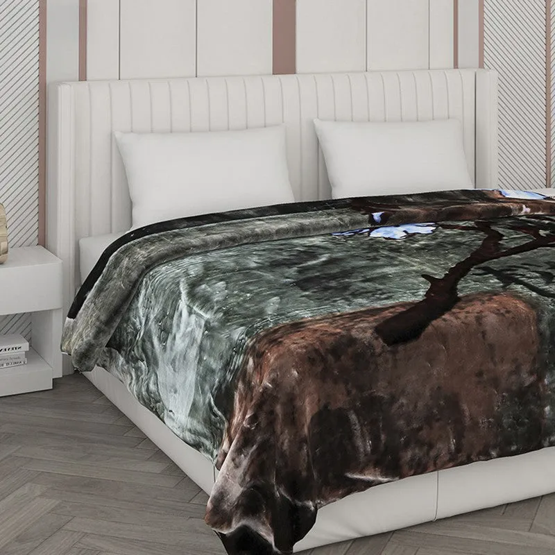 Monte Carlo Whispering Woods Blanket - 1000 GSM media 5