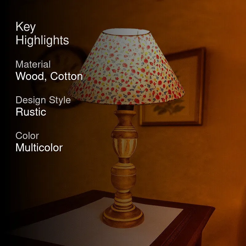 Zenrae Axis Wooden Table Lamp - Multicolor media 2