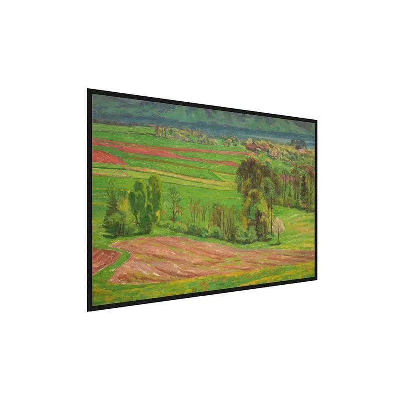 A Greenland Beauty Canvas Wall Painting - Black Frame media 3