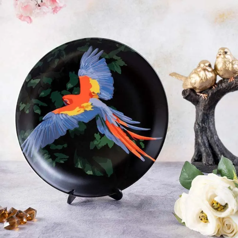 Macaw parrot Decorative Wall Plates media 1