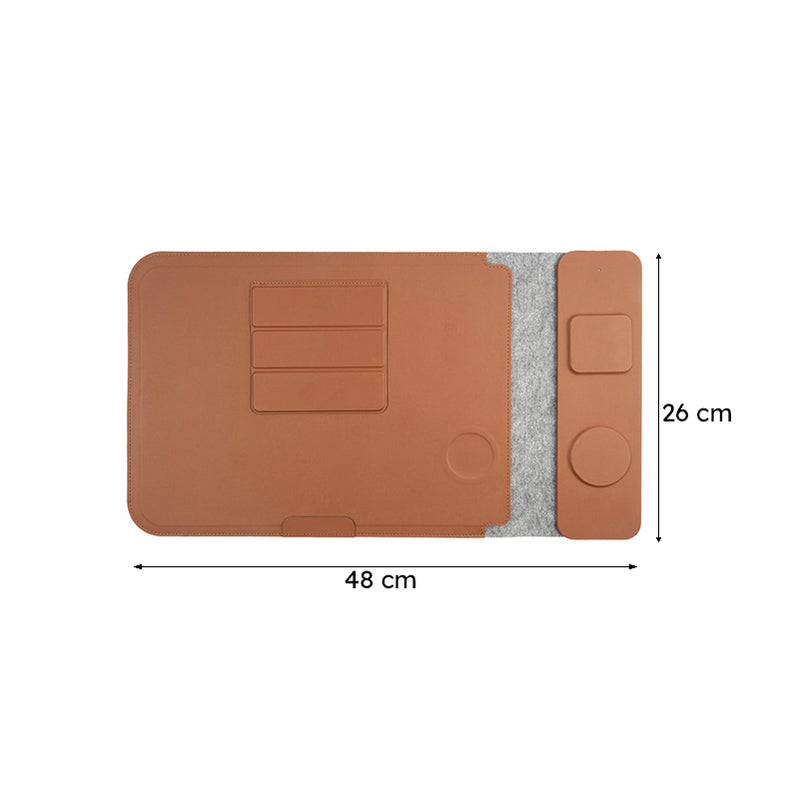 Klaro 4-In-1 Wireless Charging Laptop Sleeve media 9