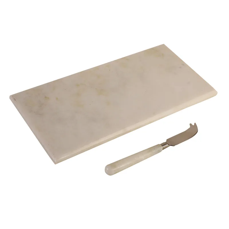 Nadir Marble Platter With Knife - Two Piece Set media 6