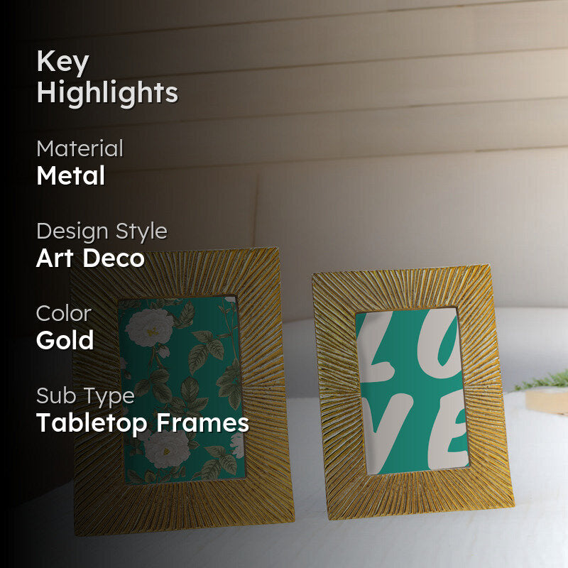 Verdora Metal Photo Frame - Set Of Two media 2