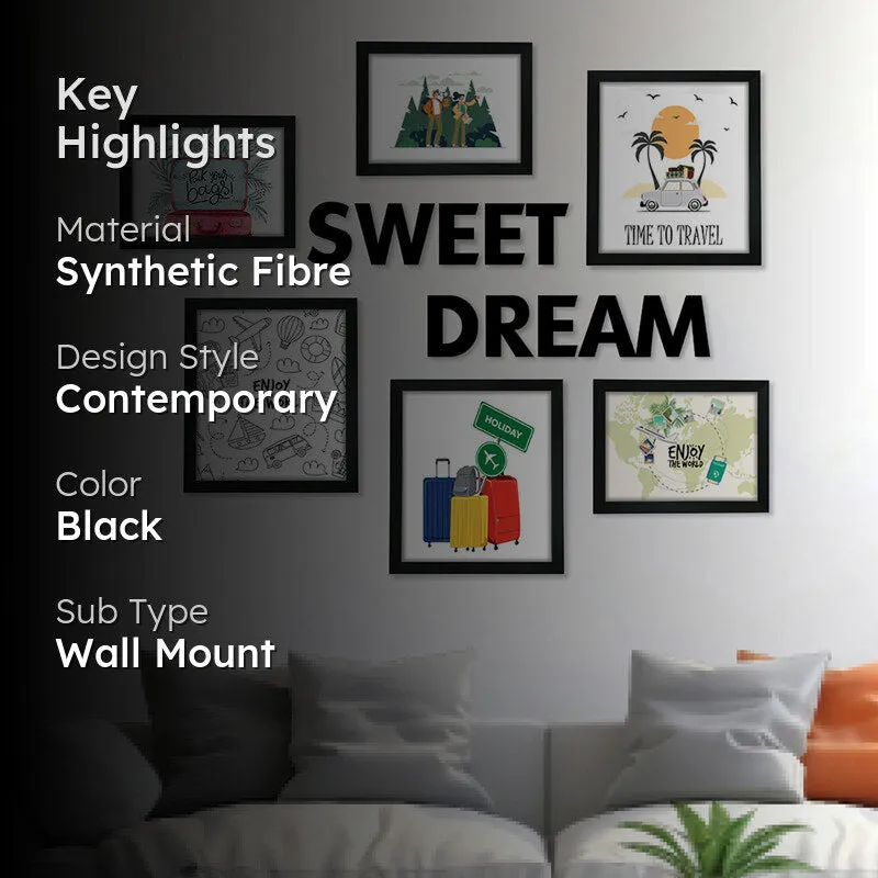 Frame of Forever "Sweet Dreams" Synthetic Photo Frame - Seven Piece Set media 2
