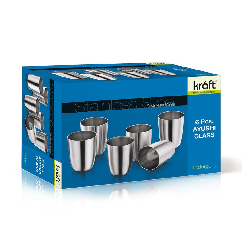 Kraft Clevo Lyven Glasses (300 mL each) - Set Of Six media 6