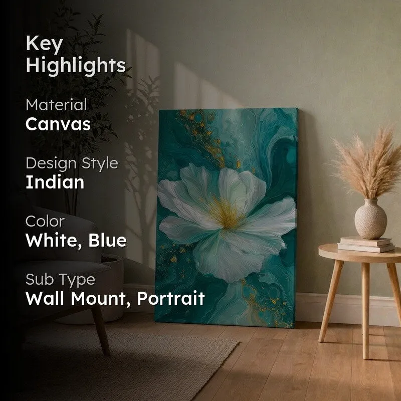 Petal Poetry Canvas Wall Art media 2