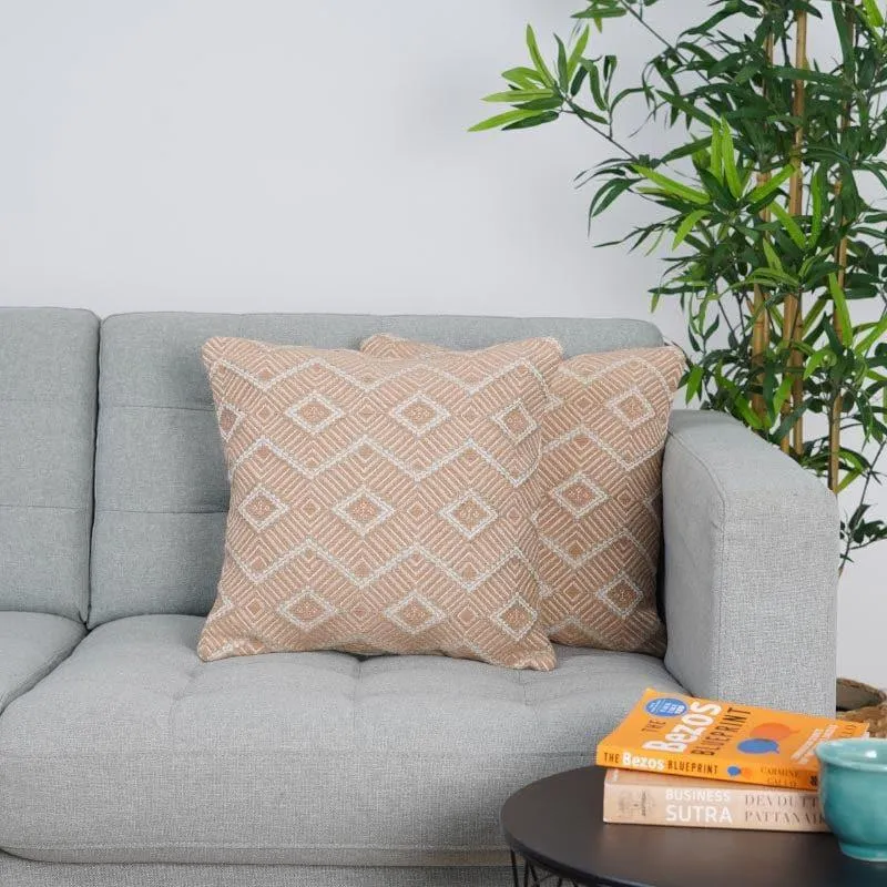 Diamond Steps Cushion Cover - Set Of Two media 1