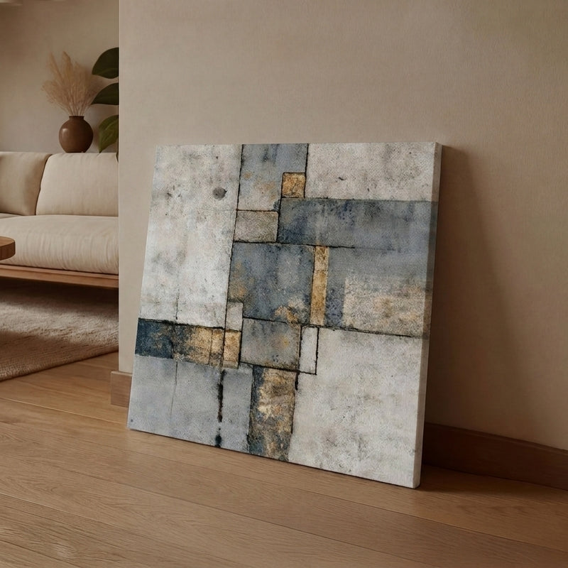 Abstract Layers Canvas Wall Art
