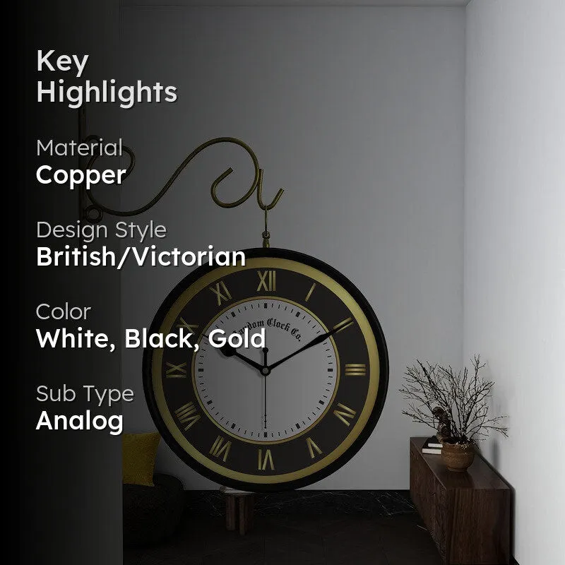 Stonewick Double Sided Wall Clock media 2
