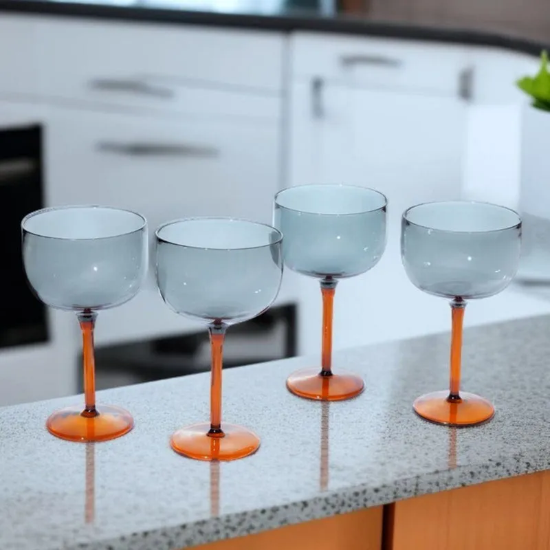 Opulent Ruby Cocktail Glasses(325 mL) - Set Of Four media 1