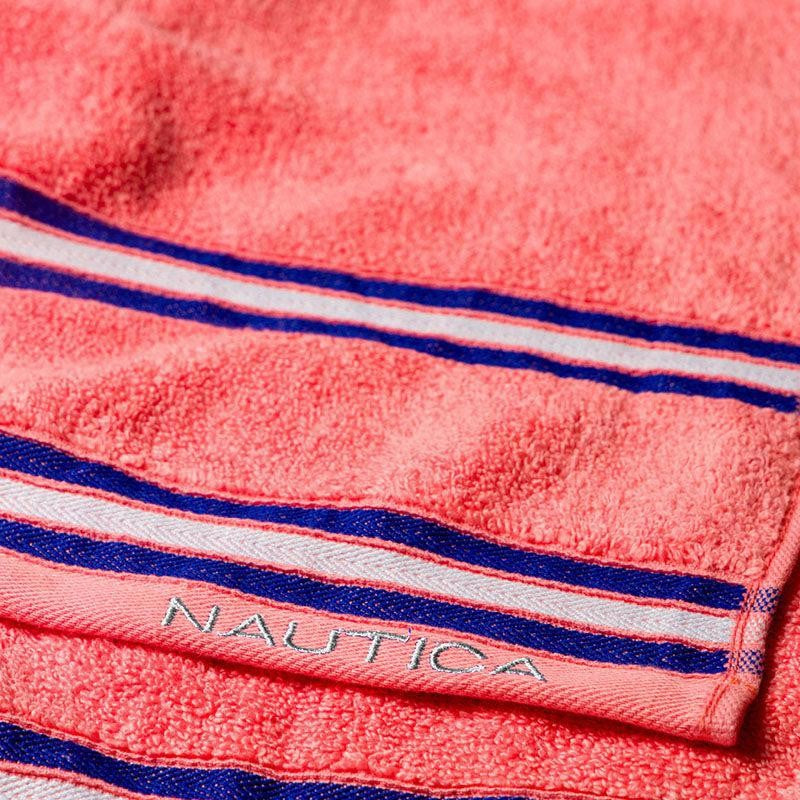 Nautica Dove Dual Down Cotton Hand Towel (Coral) - Set Of Two media 6