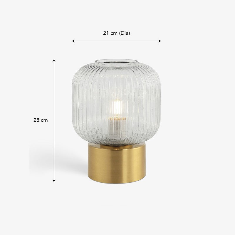 Orange Tree Ci Mild Steel Table Lamp Small - Gold,Transparent media 8