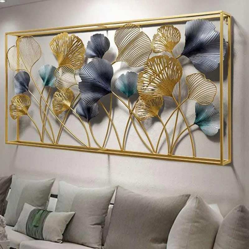 Chrome Cosmos Floral Metal Wall Accent media 4