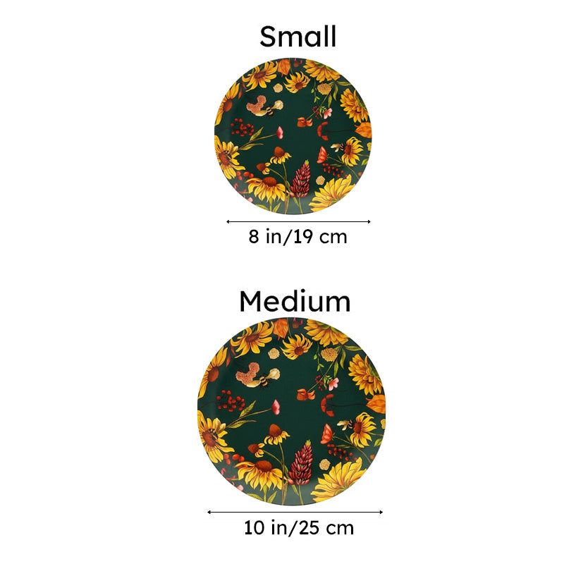 Floral Bliss Green Decorative Plate media 6